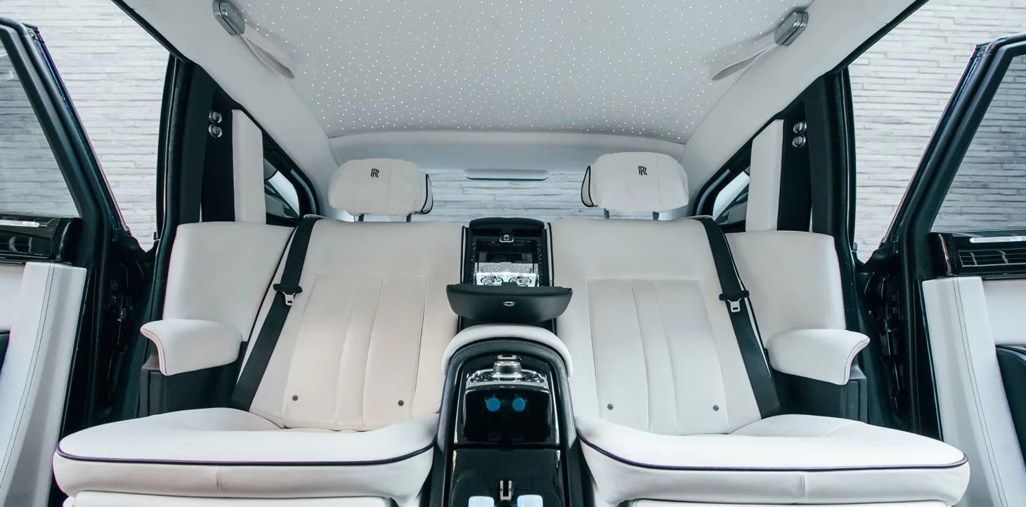Luxury Interiors of Rolls Royce Chauffeur Car from AZ Luxe London