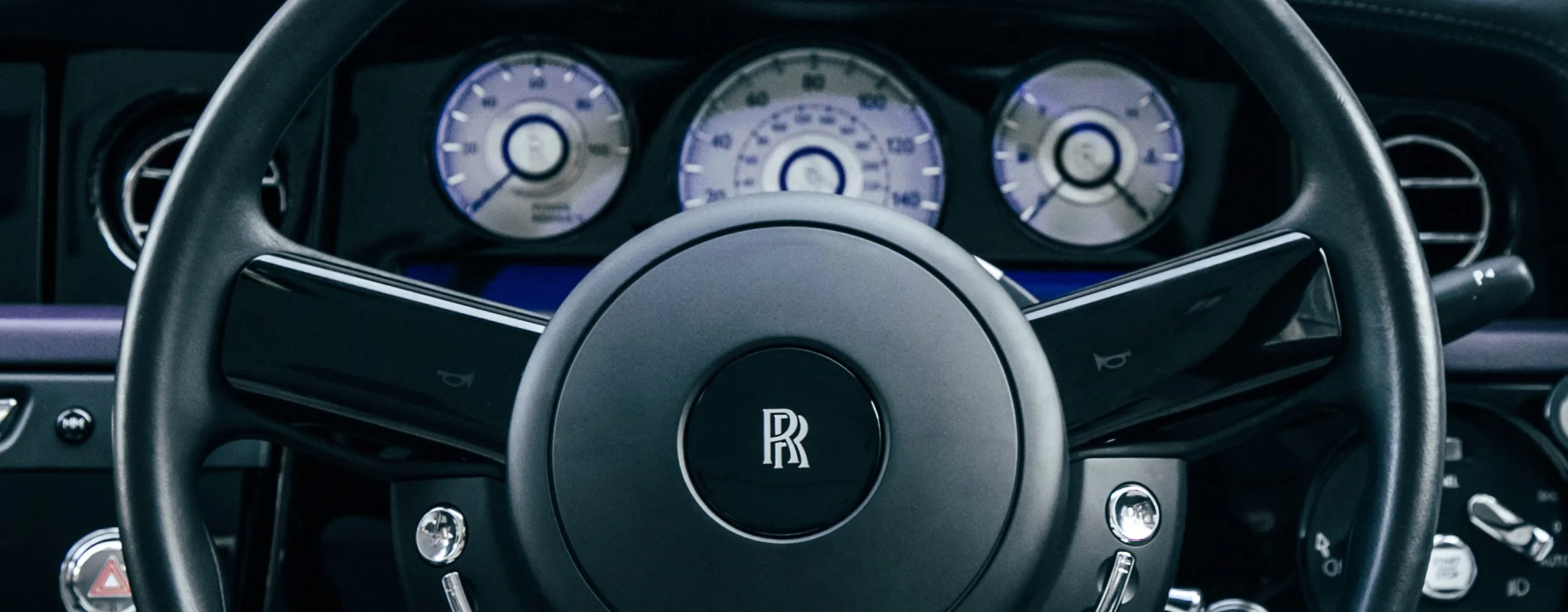 Rolls Royce Chauffeur Car Driving Wheel