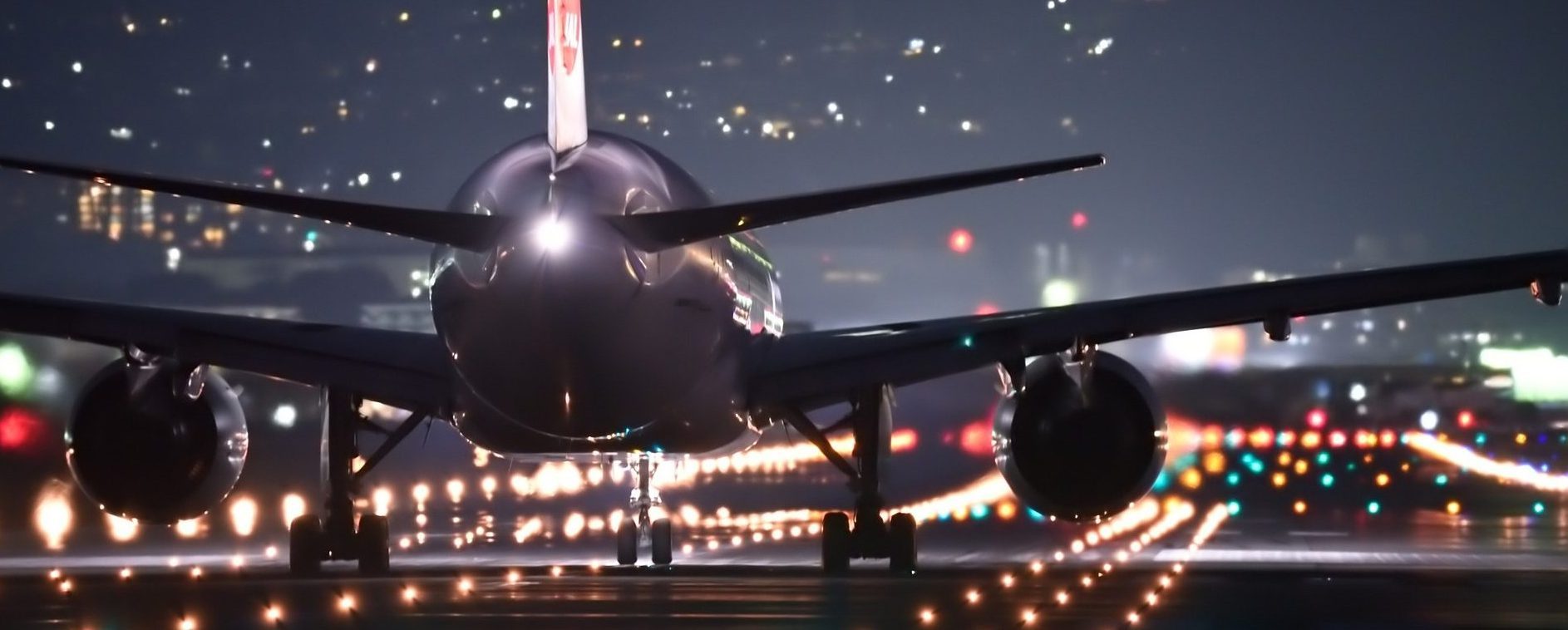 plane at night