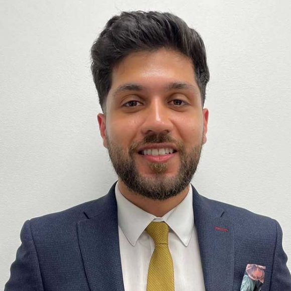 Portrait of Bilal Shafique, professional chauffeur at AZ Luxe